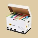 Stationery cardboard boxes